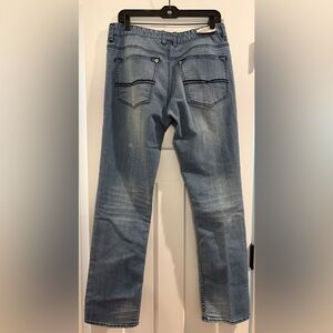 Buffalo David Bitton Light Blue Slim Straight Jeans